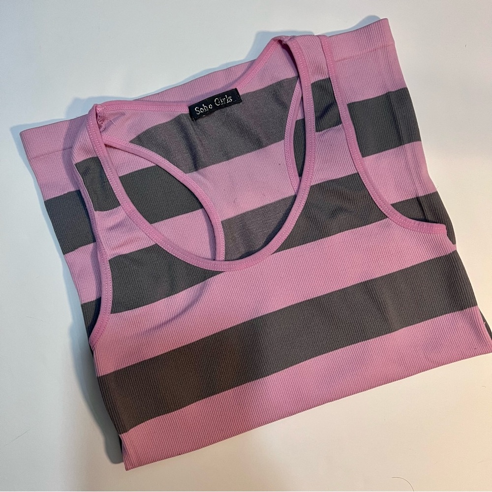 SOHO GIRLS TANK TOP PINK COLOR